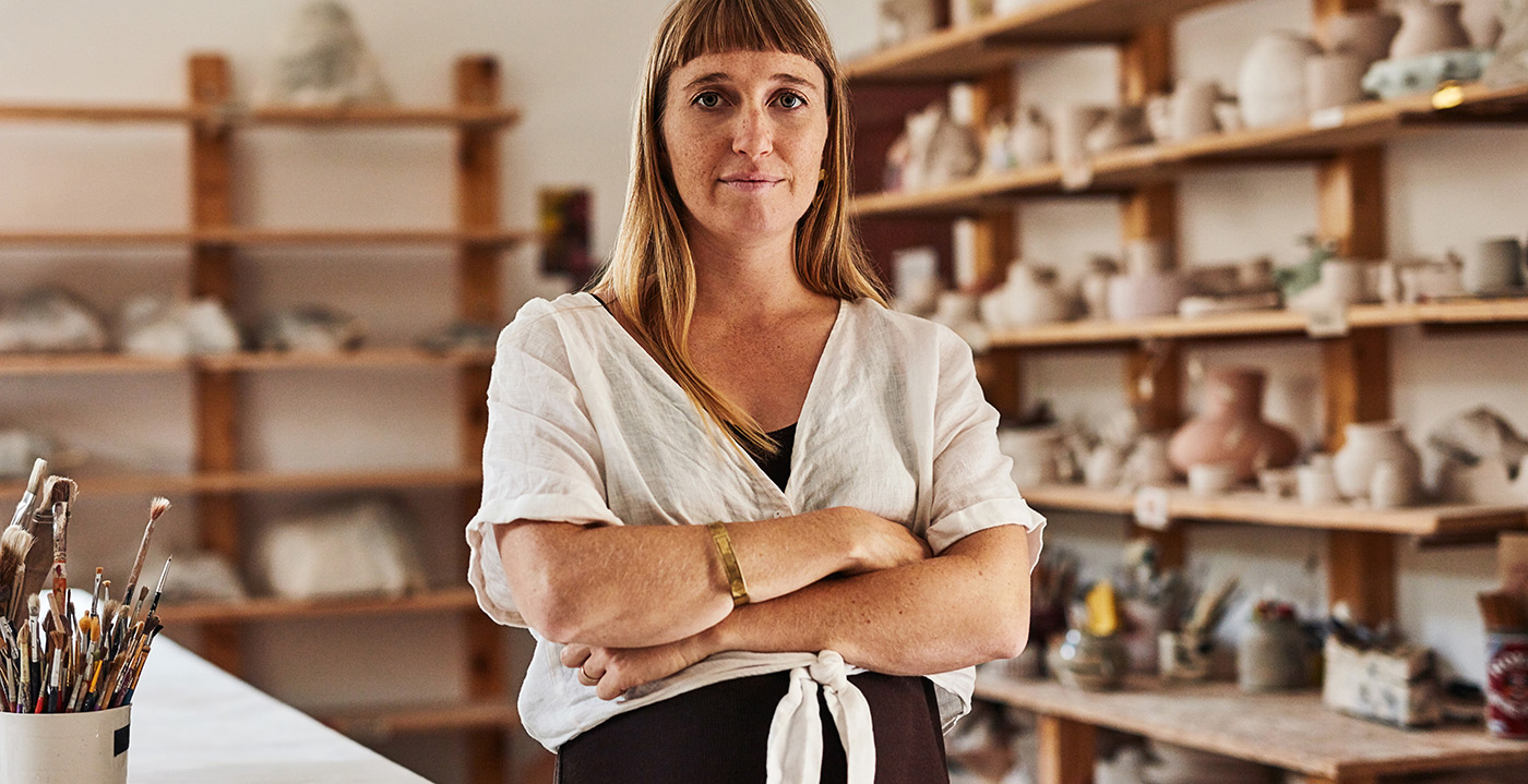 Pottery studio owner